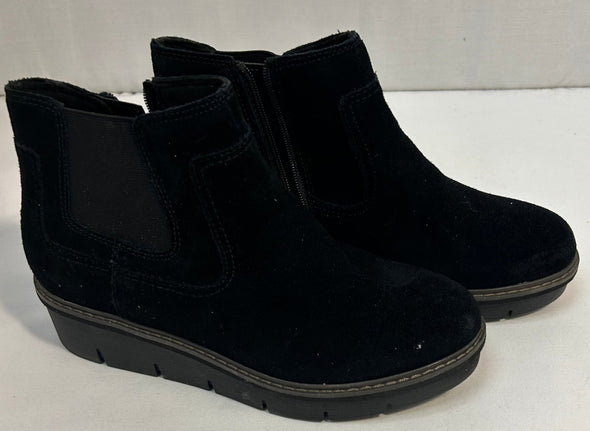 Fall/Winter Ankle Boots, 1.5", Black, 7.5