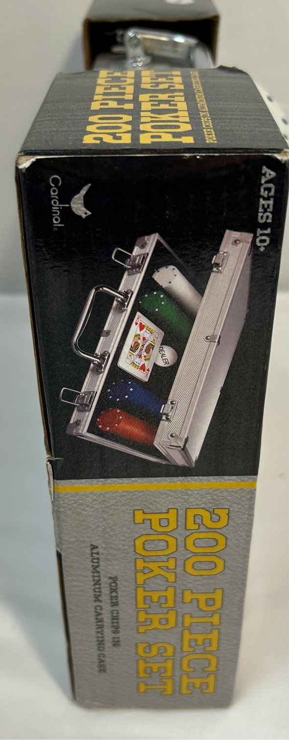 200 Piece Poker Set in Aluminum Carrying Case. New