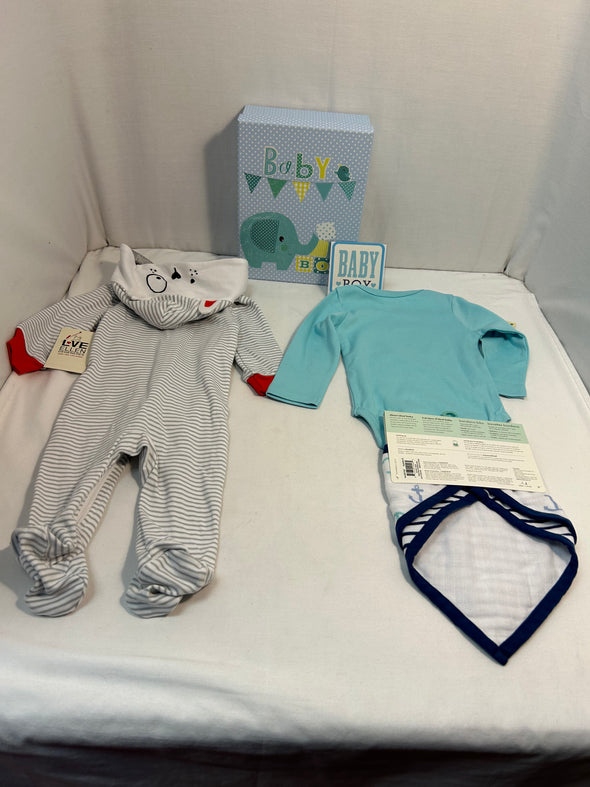 3 Piece Infant Boy Gift Set, 3-6 Months Size