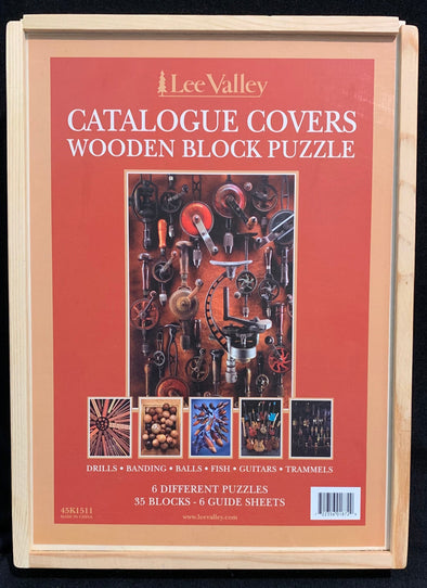 Lee Valley Catalogue Covers Wooden Block Puzzle