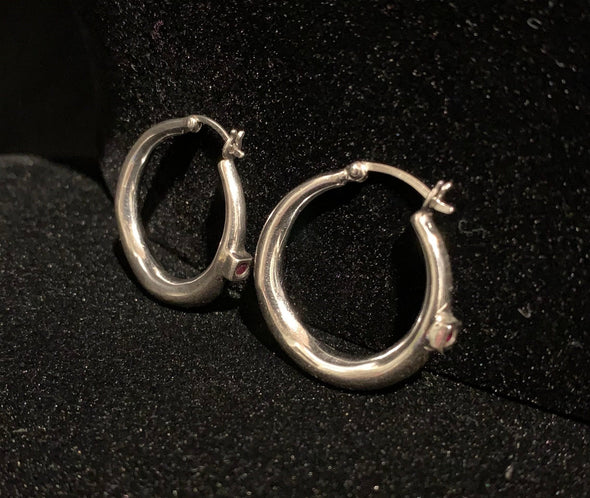 925 Silver Hoop Earrings