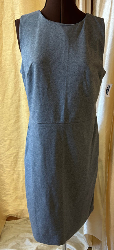 Ladies Sleeveless Dress, Grey, Size Large Tall,