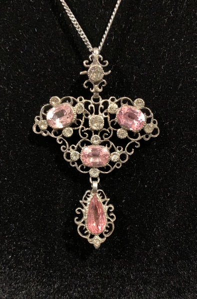 Pink Crystal Pendant