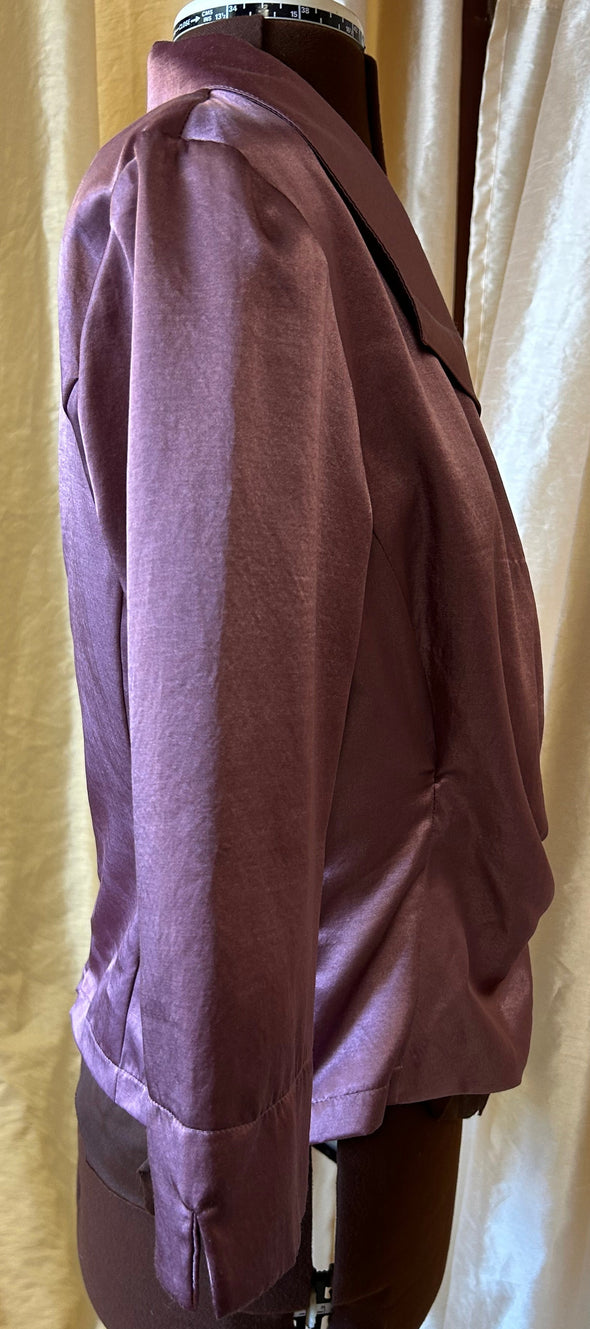 Ladies Elegant Over Blouse, Light Rose, Size 12, Design Label