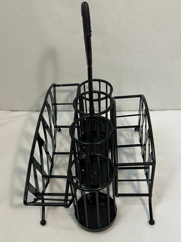 Picnic Caddy, Wrought Iron, 11" x 9"