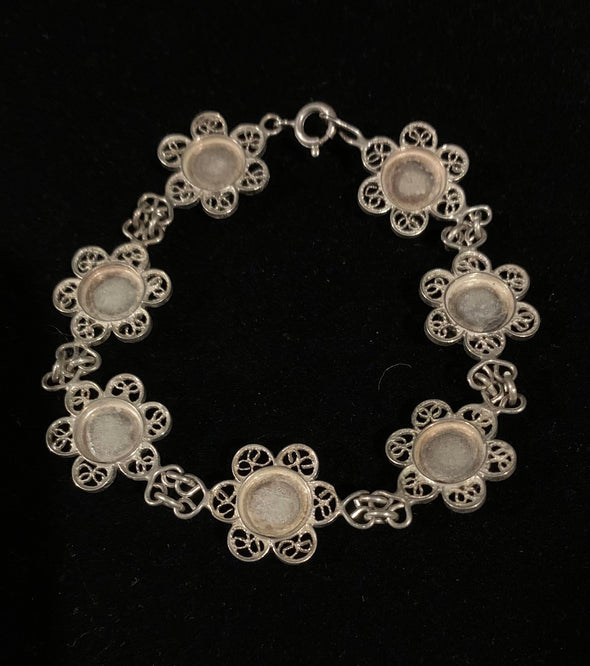 Vintage Delft Filigree (Dutch) Bracelet