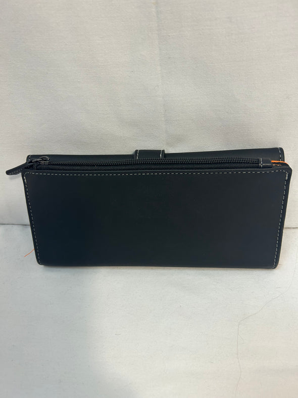 Wallet, Black, Pleather, 9” x 4”, a Rider Favourite