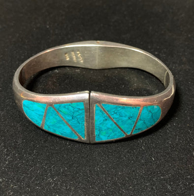 950 Mexican Silver and Turquoise Bracelet