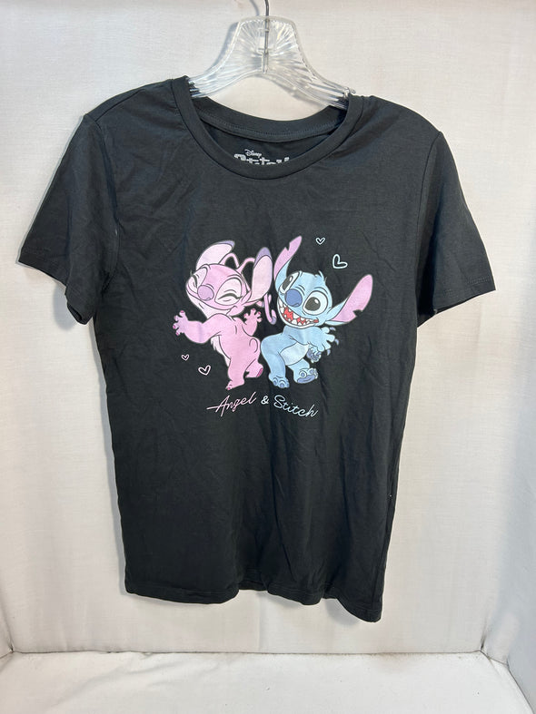 Ladies Short Sleeve T-Shirt with Angel & Stitch