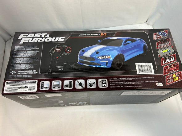 Ford Mustang GT R/C, Blue, Approx 16", Collectable Car