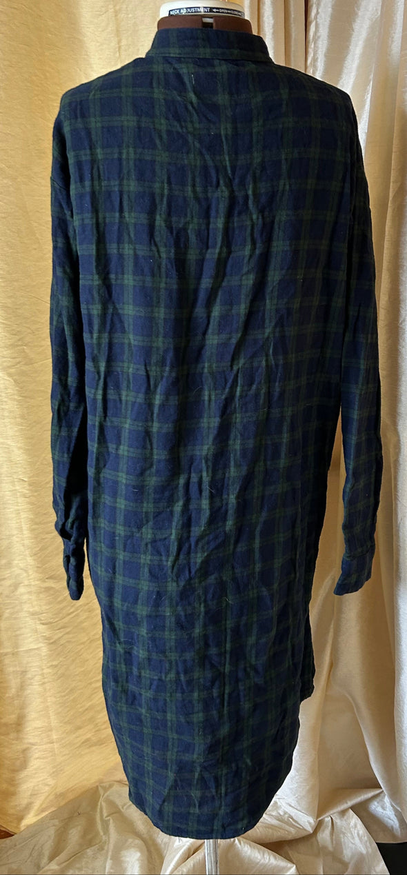 Unisex Nightshirt Green/Black , Size Small, NEW