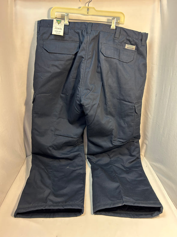 Men's Cargo Safety Wear Pants, Navy, 32/37, NEW