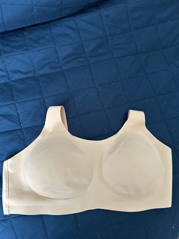 Ladies Bra, Beige, Large