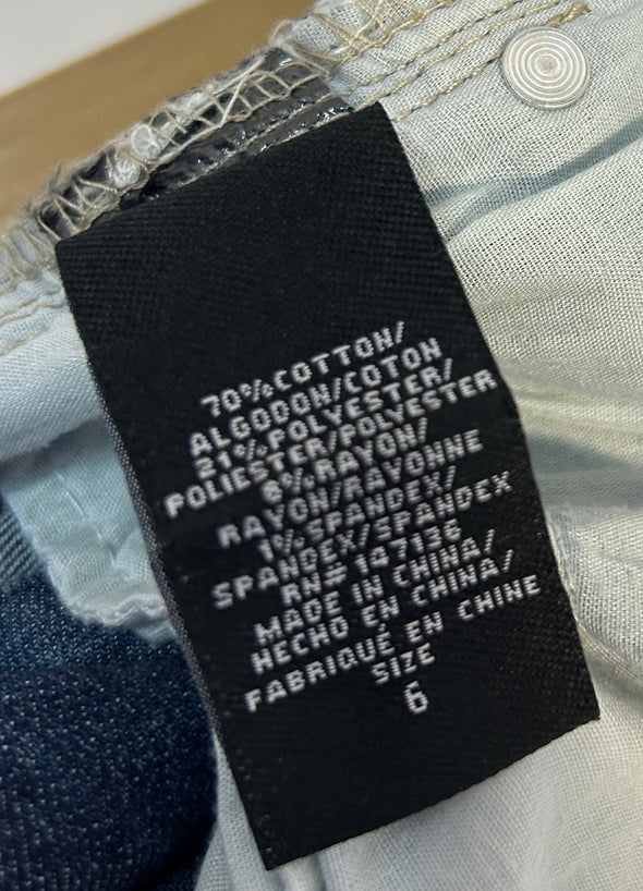 Ladies Stretch Jeans, Blue, Size 6, NEW
