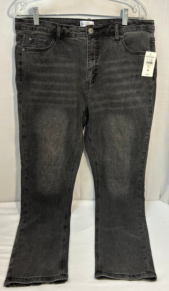 Ladies Jeans, Charcoal, Size 12,
