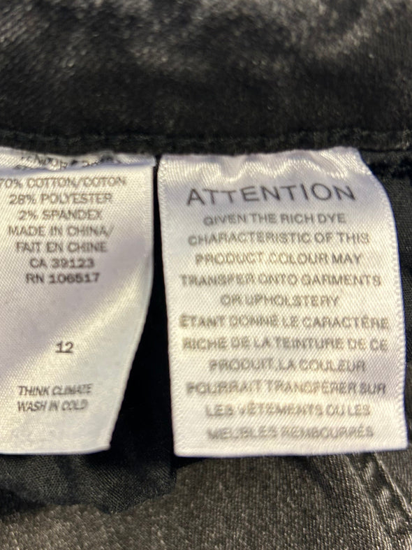 Ladies Jeans, Charcoal, Size 12,