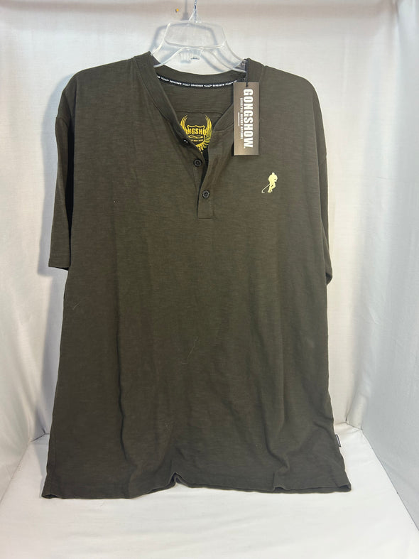 Men's T-Shirt, Grey, XXL, 100% Cotton, NEW