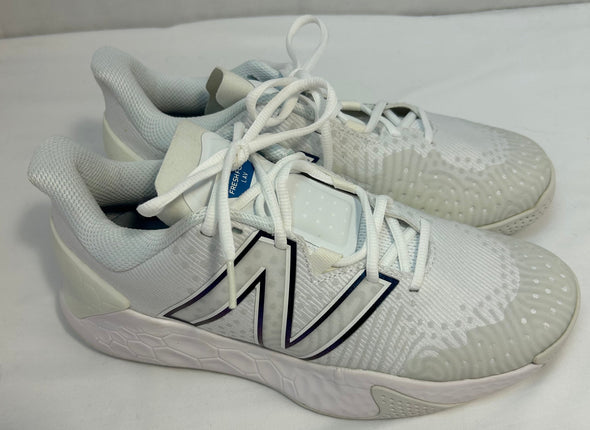 Men's Court Shoes, White, Size 8.5 2E, NEW