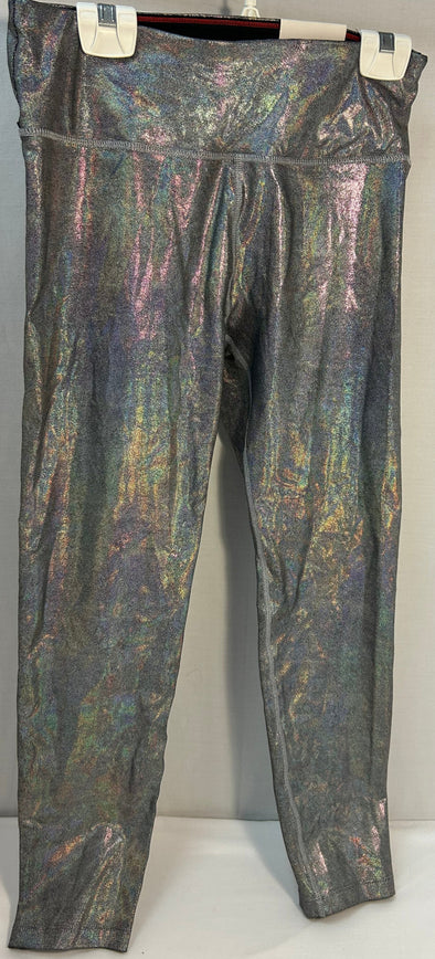 Ladies Stretch Pants, Silver, Size Medium, NEW