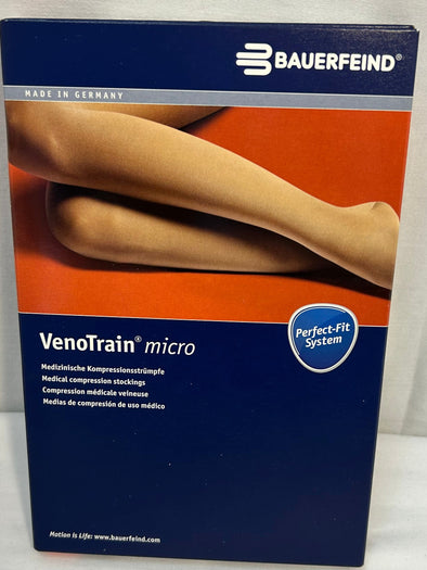 Ladies Knee High Compression Socks, Beige, Small, NEW