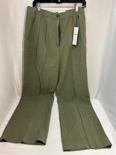 Ladies Trousers, Green, Size 31, Polyester/Viscose Blend