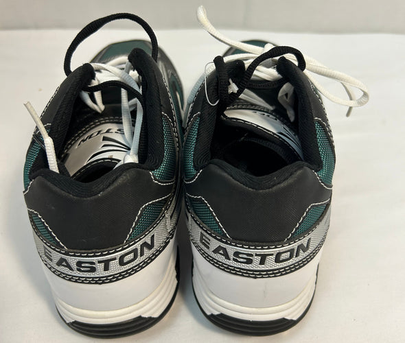 Men's Baseball Shoes, Green/White, Size 12, NEW