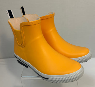 6" Rubber Ankle Boots, Yellow, Size 39, Like New