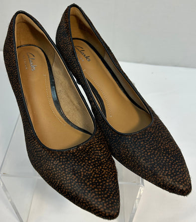 Ladies Pumps, Sage & Copper, Size 8, NEW