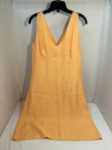 Slip Dress, Peach, Size Small, Polyester