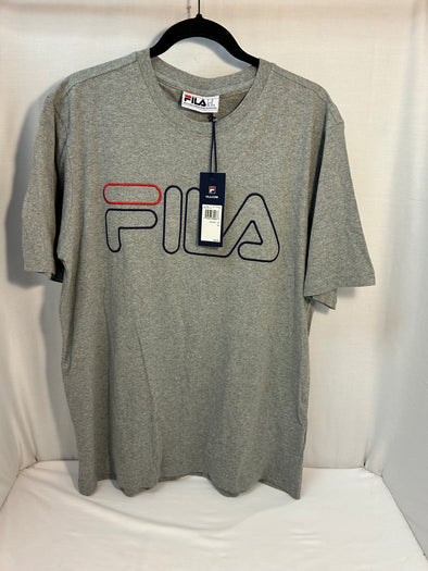 Men's Short Sleeve T-Shirt, Grey, XL, 100% Cotton