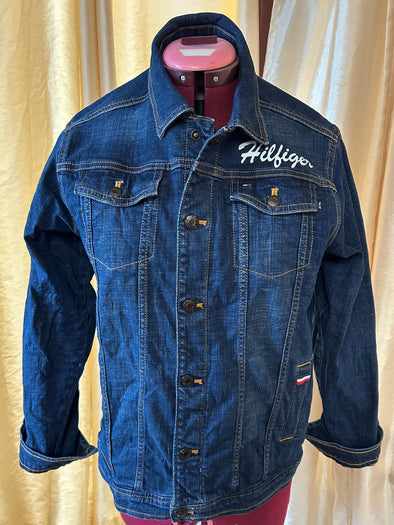 Ladies Design Brand Jean Jacket, Navy, Size Large, New