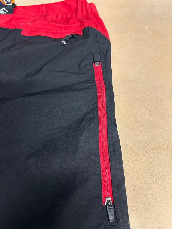 Slim Fit Outdoor Pants, Red/Black, Size 52 Euro, NEW