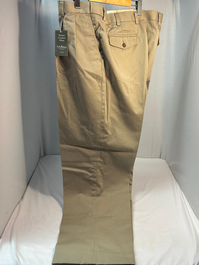 Men's Tan Pants, Cotton, 38/32, NEW