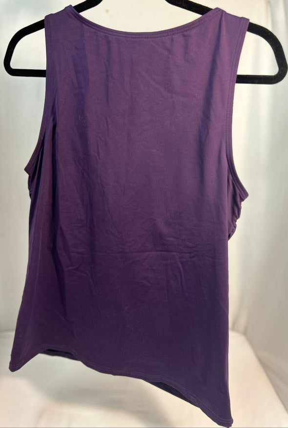 Ladies Sleeveless Tank Top, Sought After Brand, Purple, Size 12