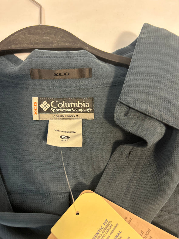 Men’s Long Sleeve Shirt, Blue, New