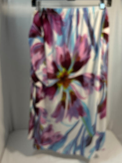 Ladies Multi Print Skirt With Pockets, New