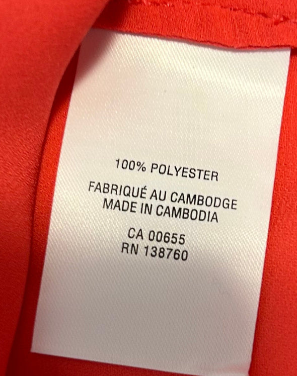 Ladies Sleeveless Scoop Neck Top, Lined, Large, Vibrant Rose, NEw