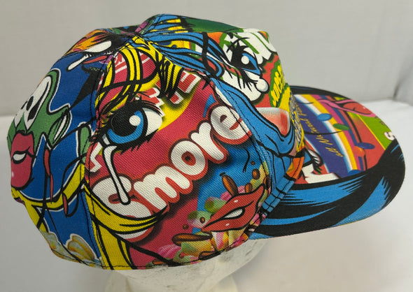 Design Cap, Multi Graphic, 100% Cotton Size Large