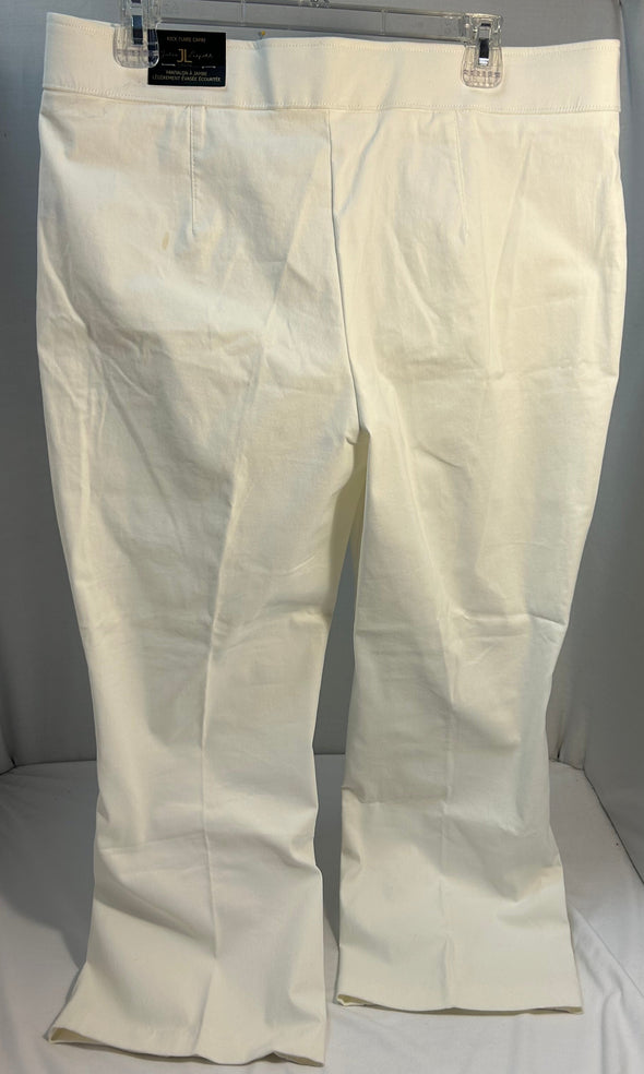 Ladies White Pants, Nautical Trim, Size XL