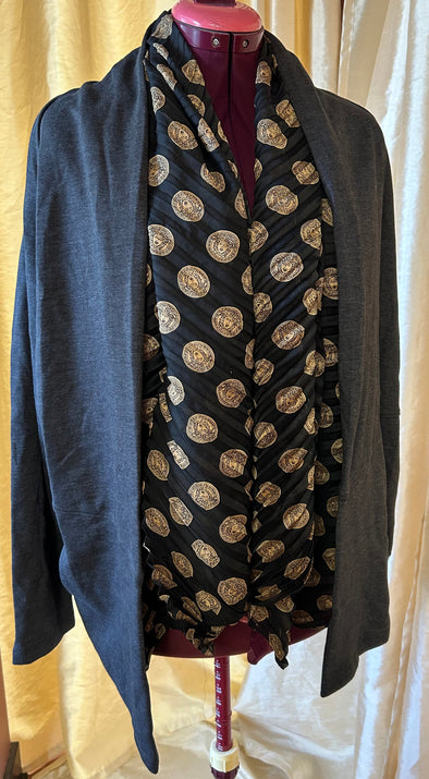 Ladies Cocoon Style Open Front Cardigan