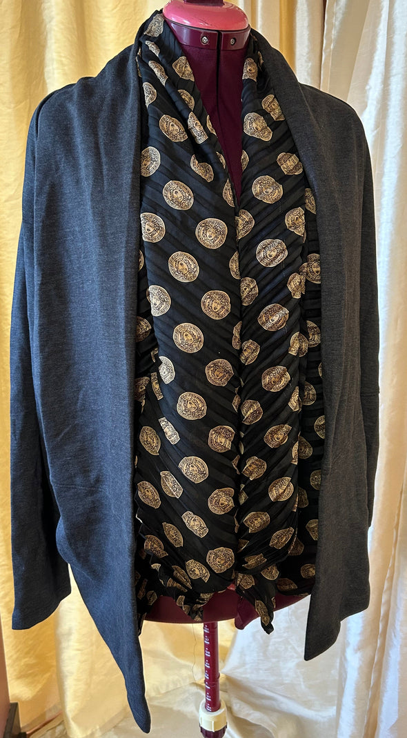 Ladies Cocoon Style Open Front Cardigan