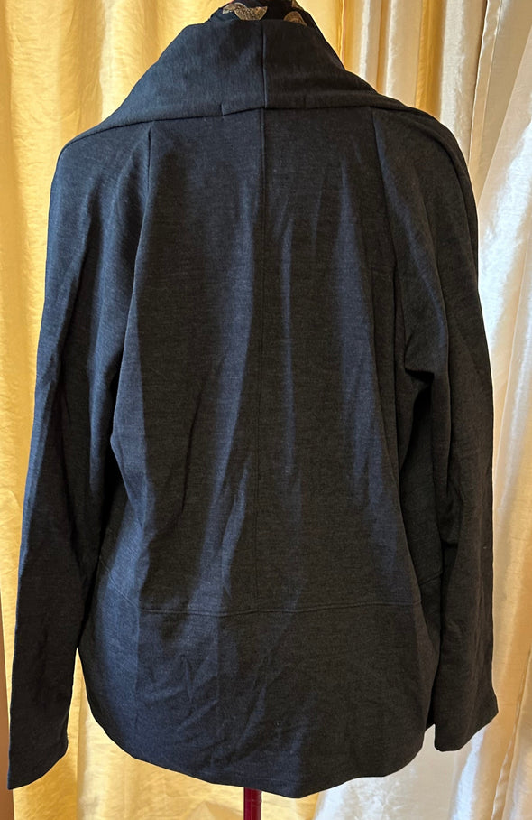 Ladies Cocoon Style Open Front Cardigan