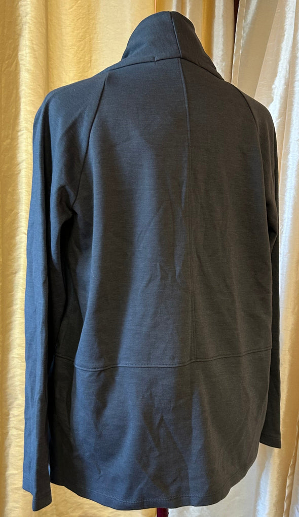 Ladies Cocoon Style Open Front Cardigan, Raglan, Pockets, NEW