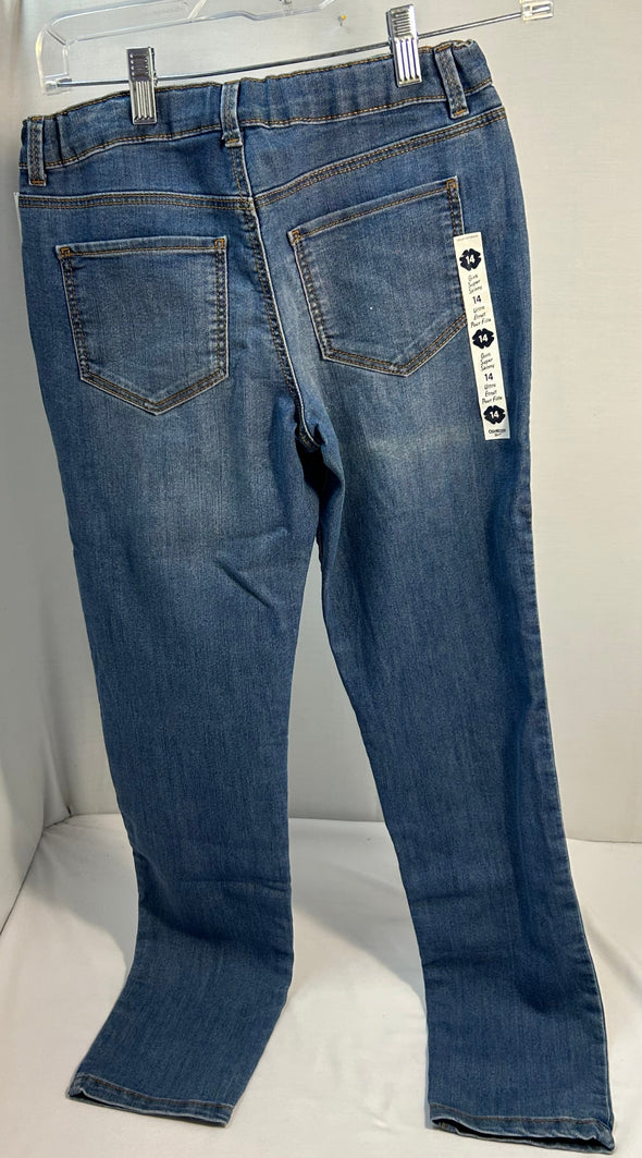 Youth Jeans, Blue, Size 14, Cotton Blend, NEW