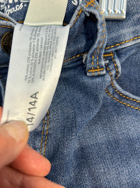 Youth Jeans, Blue, Size 14, Cotton Blend, NEW