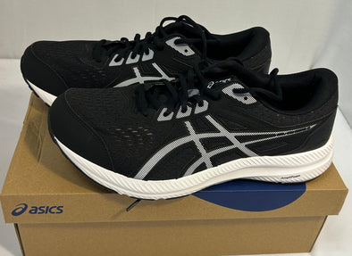 Men's Gel Runners, Black/White. Size 11.5W,