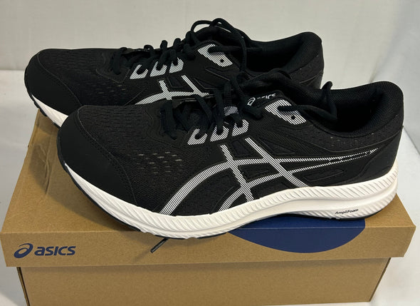 Men's Gel Runners, Black/White. Size 11.5W,