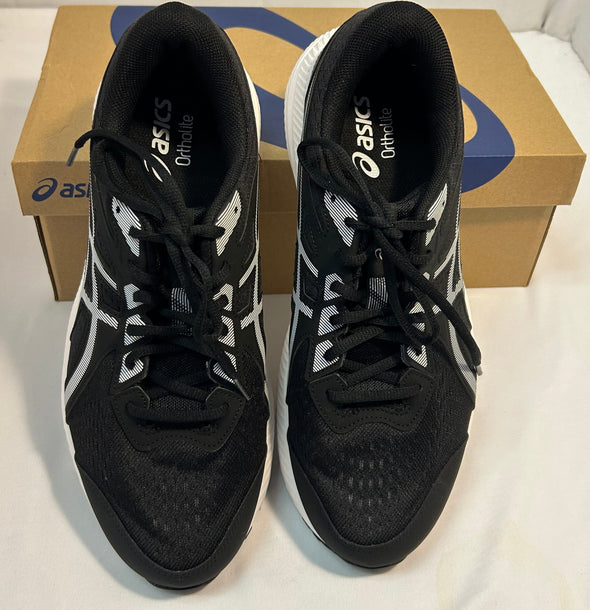 Men's Gel Runners, Black/White. Size 11.5W,
