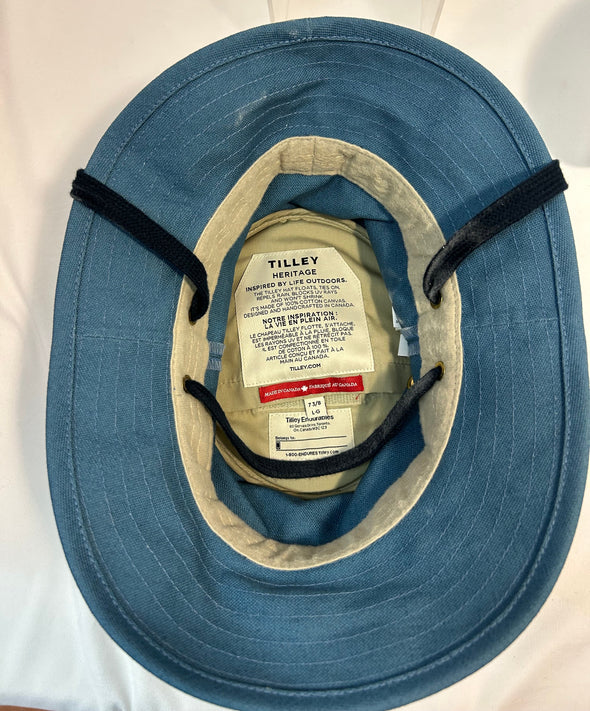 The Iconic Bucket Hat, Size Large, Navy,