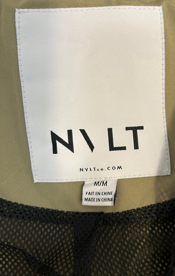 Bomber Jacket, Khaki Green, Size Medium